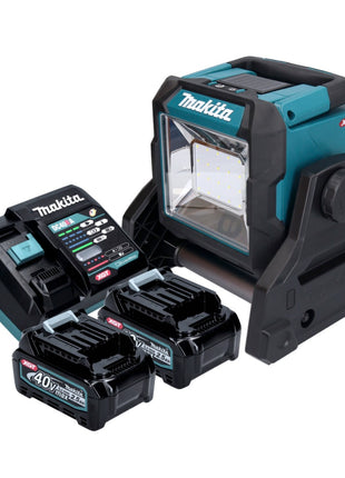 Makita ML003GD201 Akku LED Baustrahler 18 V / 40 V max. 1100 lm + 2x Akku 2,5 Ah + Ladegerät