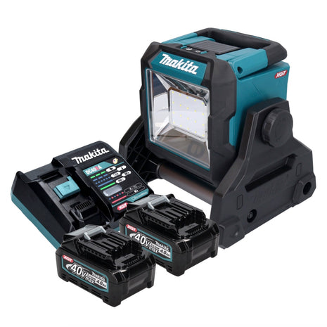 Foco de construcción LED a batería Makita ML003GM201 18 V / 40 V máx. 1100 lm + 2x baterías 4,0 Ah + cargador