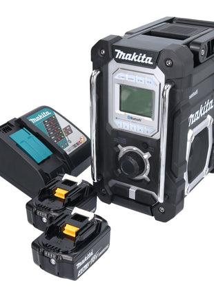 Makita DMR 108 RM Akku Radio 10,8 V - 18 V Bluetooth IP64 + 2x Akku 4,0 Ah + Ladegerät