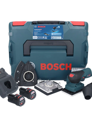 Bosch GSS 12V-13 Professional Akku Schwingschleifer 12 V + 2x Akku 2,0 Ah + Ladegerät + L-BOXX - Toolbrothers