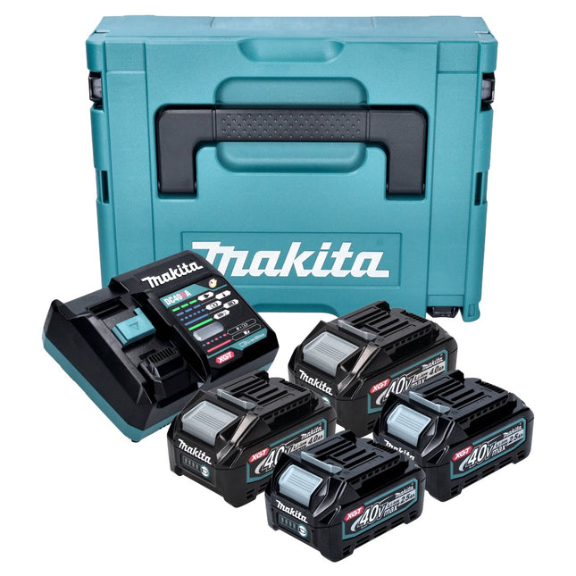 Makita Power Source Kit 2x akumulator BL 4025 40 V maks. 2,5 Ah XGT + 2x akumulator BL 4040 40 V maks. 4,0 Ah XGT + ładowarka DC 40 RA + Makpac