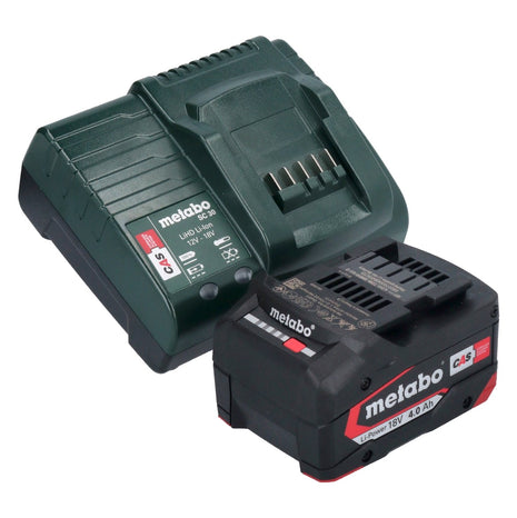 Metabo Basic Set 1x batterie Li-Power 18 V 4,0 Ah + chargeur Metabo SC 30 12 - 18 V ( 685192000 )