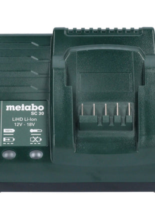 Metabo Basic Set 1x batterie Li-Power 18 V 4,0 Ah + chargeur Metabo SC 30 12 - 18 V ( 685192000 )