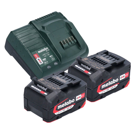 Metabo Basic Set 2x akumulator Li-Power 18 V 4,0 Ah + ładowarka Metabo SC 30 12 - 18 V