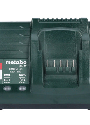 Metabo Basic Set 1x LiHD Akkupack 18 V 4,0 Ah ( 625367000 ) + Metabo SC 30 Ladegerät 12 - 18 V ( 316067840 ) - Toolbrothers