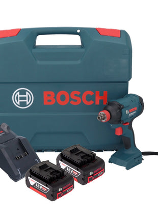 Clé à chocs rotative sans fil Bosch GDX 18V-180 18 V 180 Nm 1/2" + 2x batteries 6,0 Ah + chargeur + mallette en L