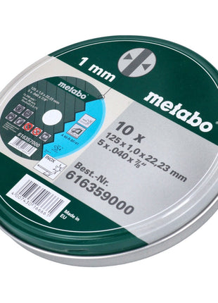 Metabo TF41 Trennscheibe Inox SP 125 x 1,0 x 22,23 mm 10 Stk. ( 616359000 ) - Toolbrothers