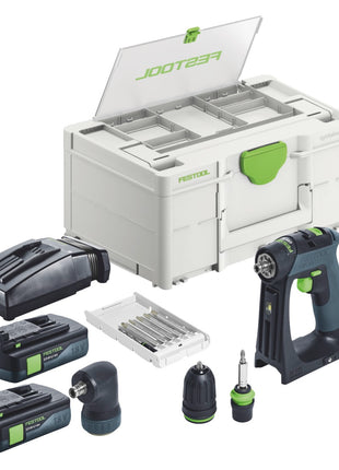 Festool CXS 18-3,0-Set Akku Bohrschrauber 18 V 40 Nm Brushless + 1x Akku 3,0 Ah + Ladegerät + Systainer ( 576884 ) - Toolbrothers