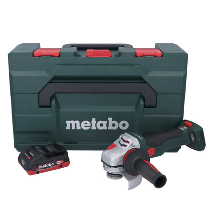 Metabo WB 18 LTX BL 15-125 Quick akumulatorowa szlifierka kątowa 18 V 125 mm bezszczotkowa + 1x akumulator 4,0 Ah + metaBOX - bez ładowarki