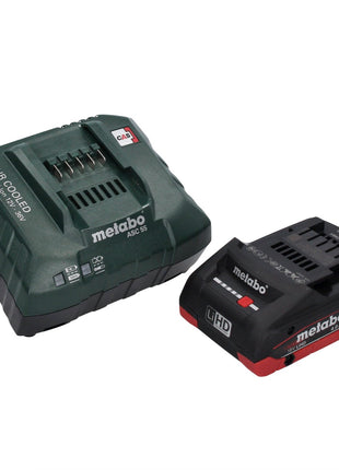 Metabo WB 18 LTX BL 15-125 Quick akumulatorowa szlifierka kątowa 18 V 125 mm bezszczotkowa + 1x akumulator 4,0 Ah + ładowarka + metaBOX