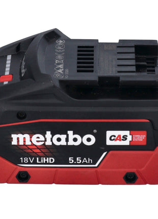 Metabo WB 18 LTX BL 15-125 Quick akumulatorowa szlifierka kątowa 18 V 125 mm bezszczotkowa + 1x akumulator 5,5 Ah + metaBOX - bez ładowarki