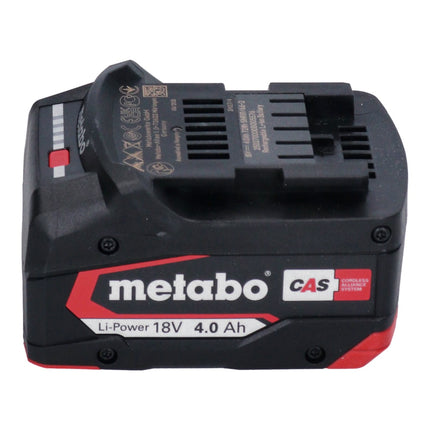 Metabo W 18 L 9-125 akumulatorowa szlifierka kątowa 18 V 125 mm + 1x akumulator 4,0 Ah + metaBOX - bez ładowarki