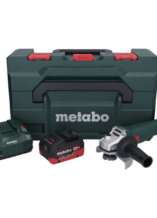 Metabo W 18 L 9-125 Akku Winkelschleifer 18 V 125 mm + 1x Akku 10,0 Ah + Ladegerät + metaBOX - Toolbrothers