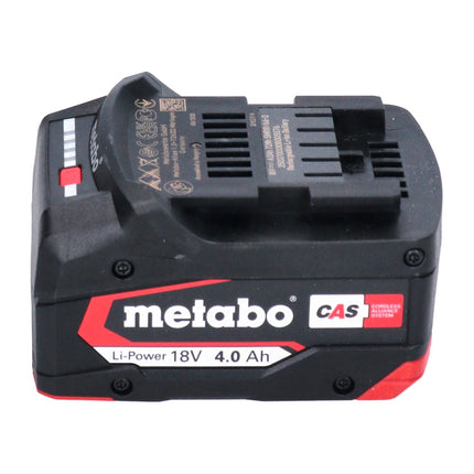 Metabo W 18 7-125 Akumulatorowa szlifierka kątowa 18 V 125 mm + 1x akumulator 4,0 Ah + metaBOX - bez ładowarki