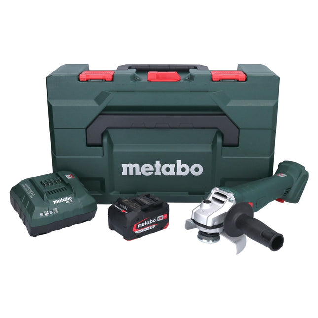 Metabo W 18 7-125 Akumulatorowa szlifierka kątowa 18 V 125 mm + 1x akumulator 4,0 Ah + ładowarka + metaBOX