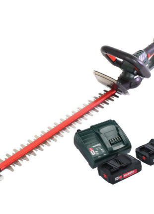 Metabo HS 18 LTX 45 Akku Heckenschere 18 V 43 cm + 2x Akku 2,0 Ah + Ladegerät - Toolbrothers