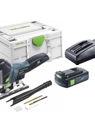 Festool CARVEX PSC 420-Basic akumulatorowa wyrzynarka wahadłowa 18 V 120 mm bezszczotkowa + 1x akumulator 3,0 Ah + ładowarka + Systainer