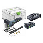 Festool CARVEX PSC 420-Basic akumulatorowa wyrzynarka wahadłowa 18 V 120 mm bezszczotkowa + 1x akumulator 3,0 Ah + ładowarka + Systainer