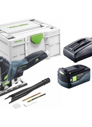 Festool CARVEX PSC 420-Basic Akku Pendelstichsäge 18 V 120 mm Brushless + 1x Akku 5,0 Ah + Ladegerät + Systainer