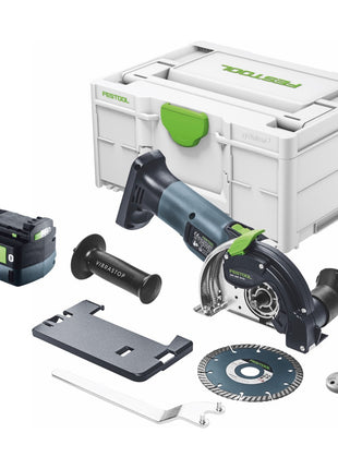 Festool DSC-AGC 18-125 FH EB-Basic Akku Freihandtrennsystem 18 V 125 mm Brushless + 1x Akku 5,0 Ah + Systainer - ohne Ladegerät - Toolbrothers