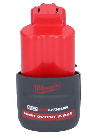 Milwaukee Akku Set 2x M12 HB2.5 High Output 12 V 2,5 Ah / 2500 mAh Li-Ion Akku ( 2x 4932480164 ) - Toolbrothers