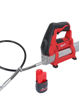 Milwaukee M12 GG-251 Akku Fettpresse 12 V 562 bar + 1x Akku 2,5 Ah - ohne Ladegerät - Toolbrothers