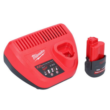 Smarownica akumulatorowa Milwaukee M12 GG-251 12 V 562 bar + 1x akumulator 2,5 Ah + ładowarka