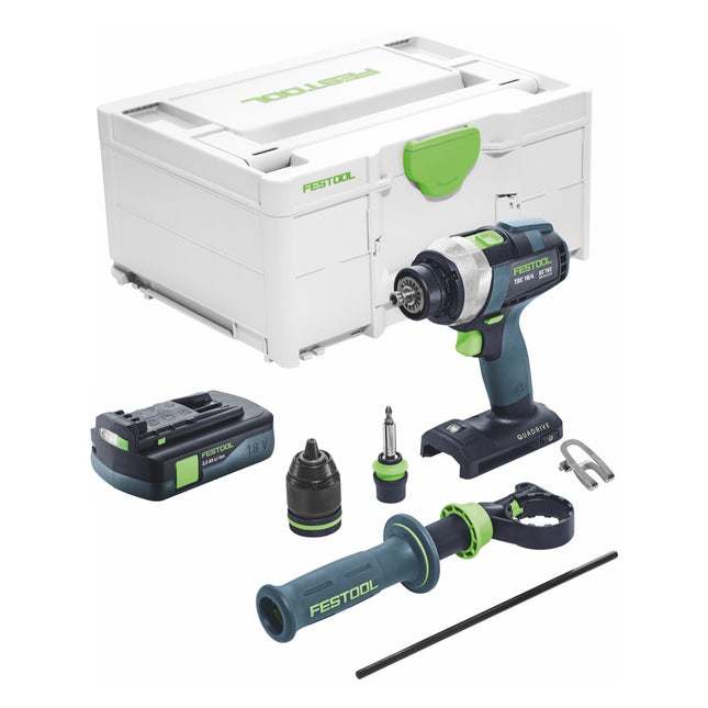 Festool TDC 18/4 I-Basic Akku Bohrschrauber 18 V 75 Nm Brushless + 1x Akku 3,0 Ah + Systainer - ohne Ladegerät - Toolbrothers