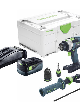 Festool TPC 18/4 I-Basic Akku Schlagbohrschrauber 18 V 75 Nm Brushless + 1x Akku 5,0 Ah + Ladegerät + Systainer - Toolbrothers