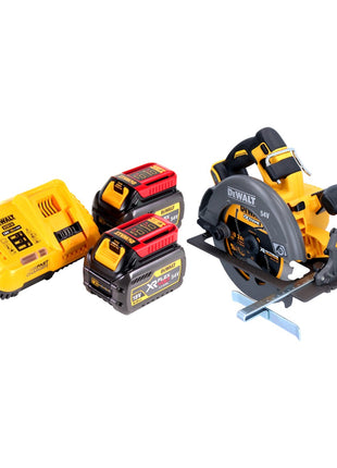 DeWalt DCS 575 T2 Akku Handkreissäge 54 V FlexVolt 190 mm Brushless + 2x Akku 6,0 Ah + Ladegerät