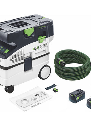 Festool CTLC MIDI I-Basic Akku Absaugmobil 36 V ( 2x 18 V ) Staubkl. L + 2x Akku 5,0 Ah - ohne Ladegerät - Toolbrothers