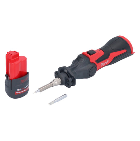 Milwaukee M12 SI-251 Akku Lötkolben 12 V 400 °C + 1x Akku 2,5 Ah - ohne Ladegerät - Toolbrothers