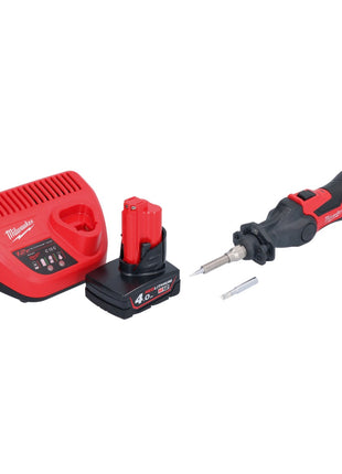 Milwaukee M12 SI-401 Akku Lötkolben 12 V 400 °C + 1x Akku 4,0 Ah + Ladegerät - Toolbrothers