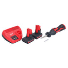 Milwaukee M12 SI-502 Akku Lötkolben 12 V 400 °C + 2x Akku 5,0 Ah + Ladegerät - Toolbrothers