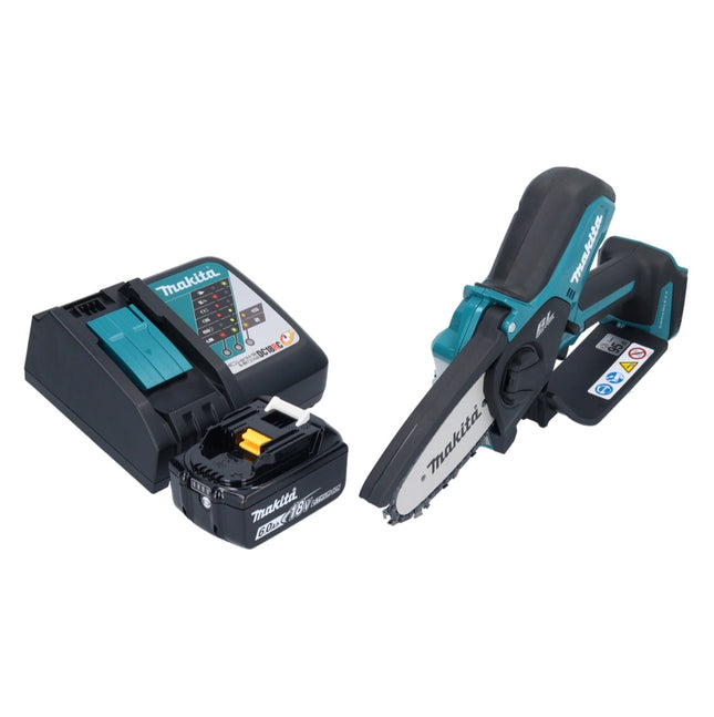 Makita DUC 101 RG1 akumulatorowa pilarka do gałęzi 18 V 10 cm bezszczotkowa + 1x akumulator 6,0 Ah + ładowarka