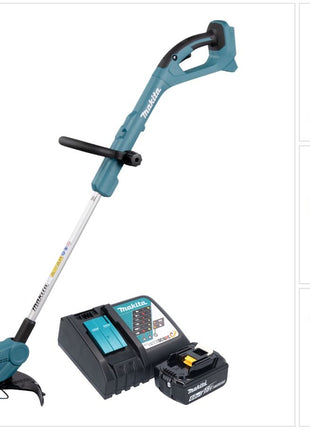 Makita DUR 193 RG1 Akku Rasentrimmer 18 V 260 mm + 1x Akku 6,0 Ah + Ladegerät - Toolbrothers