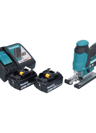 Makita DJV 185 RT Akku Pendelhubstichsäge 18 V Brushless + 2x Akku 5,0 Ah + Ladegerät - Toolbrothers