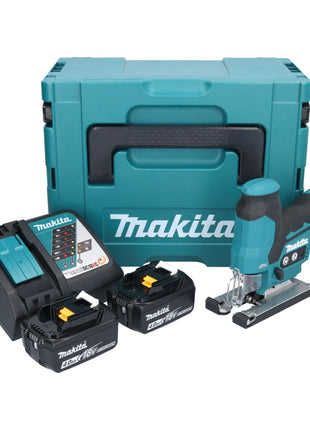 Makita DJV 185 RMJ Akku Pendelhubstichsäge 18 V Brushless + 2x Akku 4,0 Ah + Ladegerät + Makpac - Toolbrothers