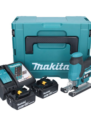 Makita DJV 185 RTJ Akku Pendelhubstichsäge 18 V Brushless + 2x Akku 5,0 Ah + Ladegerät + Makpac - Toolbrothers