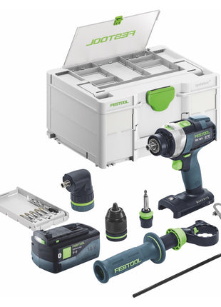 Festool TPC 18/4 I-Basic-Set Akku Schlagbohrschrauber 18 V 75 Nm Brushless + 1x Akku 5,0 Ah + Systainer - ohne Ladegerät - Toolbrothers