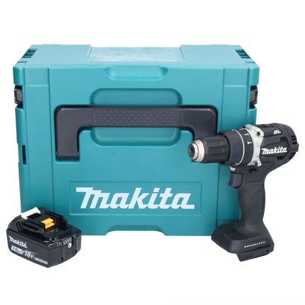 Makita DHP 484 F1JB Akku Schlagbohrschrauber 18 V 54 Nm Brushless Schwarz + 1x Akku 3,0 Ah + Makpac - ohne Ladegerät - Toolbrothers