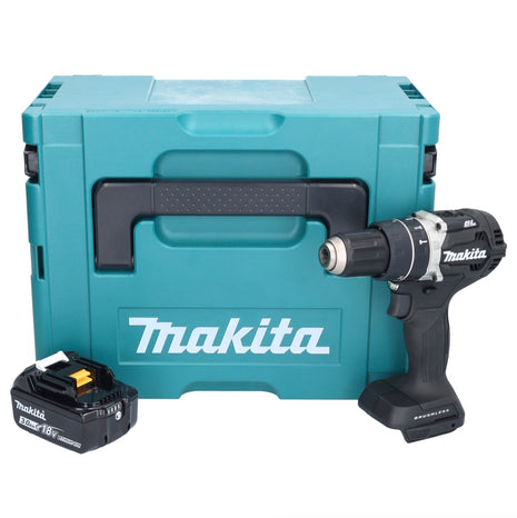 Makita DHP 484 F1JB Akku Schlagbohrschrauber 18 V 54 Nm Brushless Schwarz + 1x Akku 3,0 Ah + Makpac - ohne Ladegerät - Toolbrothers