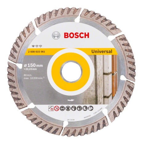 Bosch Standard for Universal Diamanttrennscheibe 150 x 22,23 mm 20 Stk. ( 20x 2608615062 ) - Toolbrothers