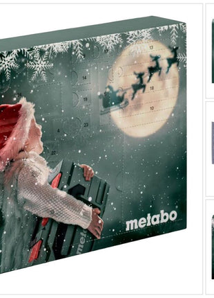 Metabo Adventskalender mit 31 tlg. Werkzeug Set ( 626694000 ) Bits / Stecknüsse / Ratsche