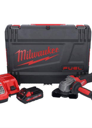 Milwaukee M18 FSAG115X-301X Akku Winkelschleifer 18 V 115 mm Brushless + 1x Akku 3,0 Ah + Ladegerät + HD Box - Toolbrothers