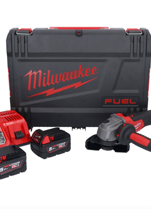 Milwaukee M18 FSAG115X-502X Akku Winkelschleifer 18 V 115 mm Brushless + 2x Akku 5,0 Ah + Ladegerät - Toolbrothers