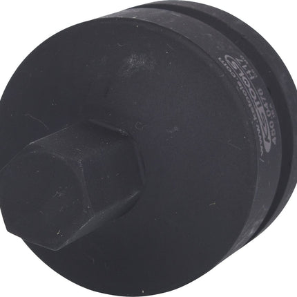 KS TOOLS 1" Kraft-Bit-Stecknuss Innensechskant, kurz, 17 mm ( 450.0476 ) - Toolbrothers