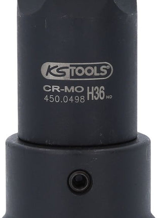 KS TOOLS 1" Kraft-Bit-Stecknuss Innensechskant, lang, 36 mm ( 450.0498 ) - Toolbrothers