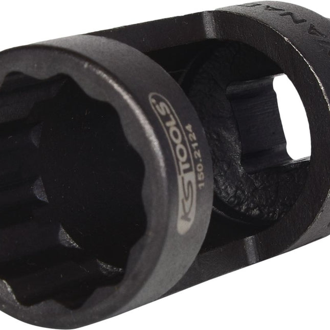 KS TOOLS 1/2'' Einspritzdüsen-Stecknuss, 12-kant, 27mm ( 150.2124 )