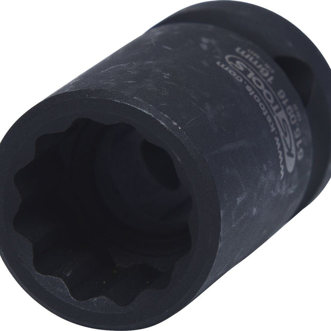KS TOOLS 1/2" 12-kant-Kraft-Stecknuss, kurz, 16mm ( 515.0916 ) - Toolbrothers